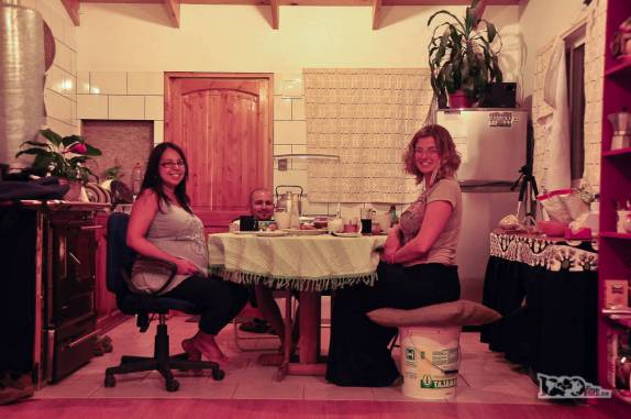 Nosso jantar na casa da Andrea e do Pablo em Pueblo Hundido, na periferia de Rengo, ao sul de Santiago, no Chile